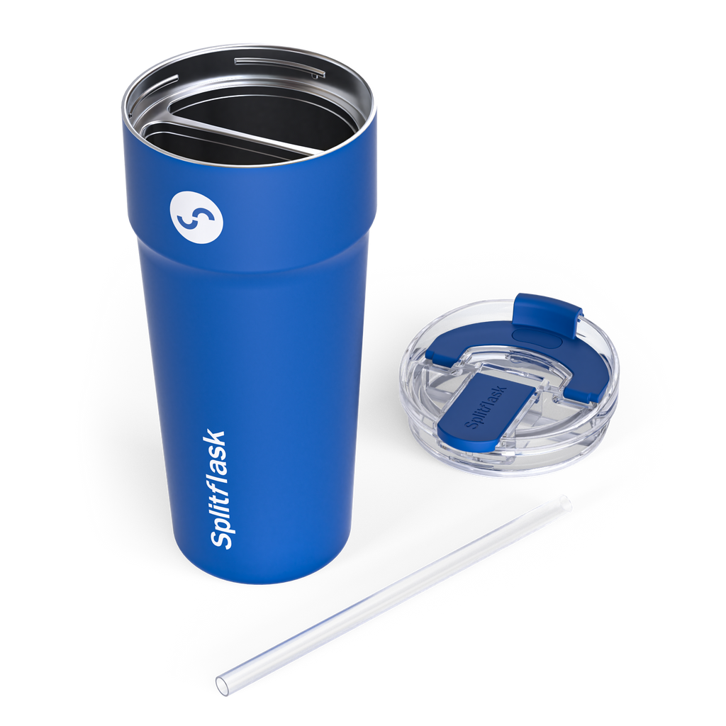 2-IN-1 Stainless Steel Travel Mug (30 oz - 887 ml)