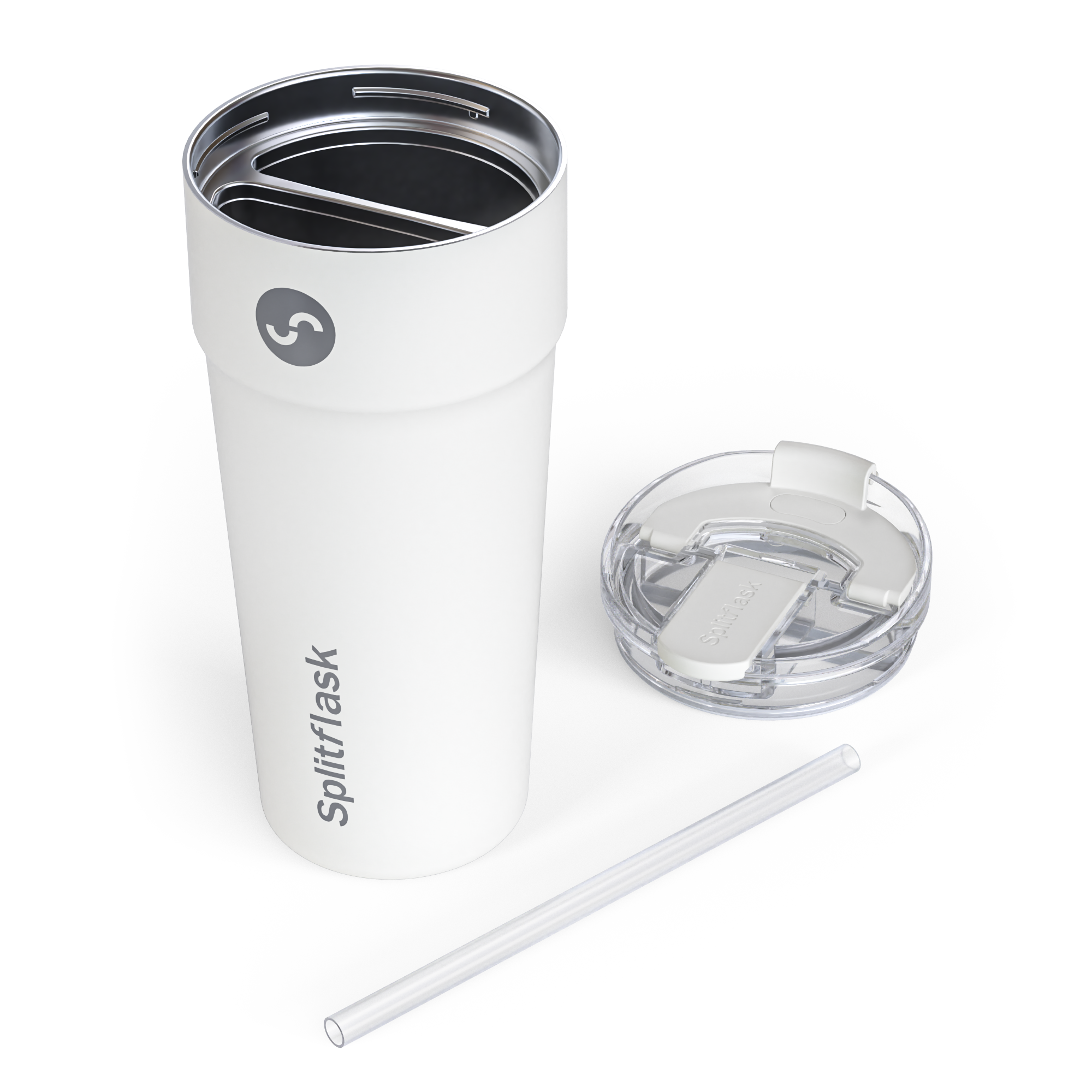 كوب سفر من الفولاذ المقاوم (الستانلي ستييل) للصدأ 2 في 1 (30 أونصة - 887 مل)